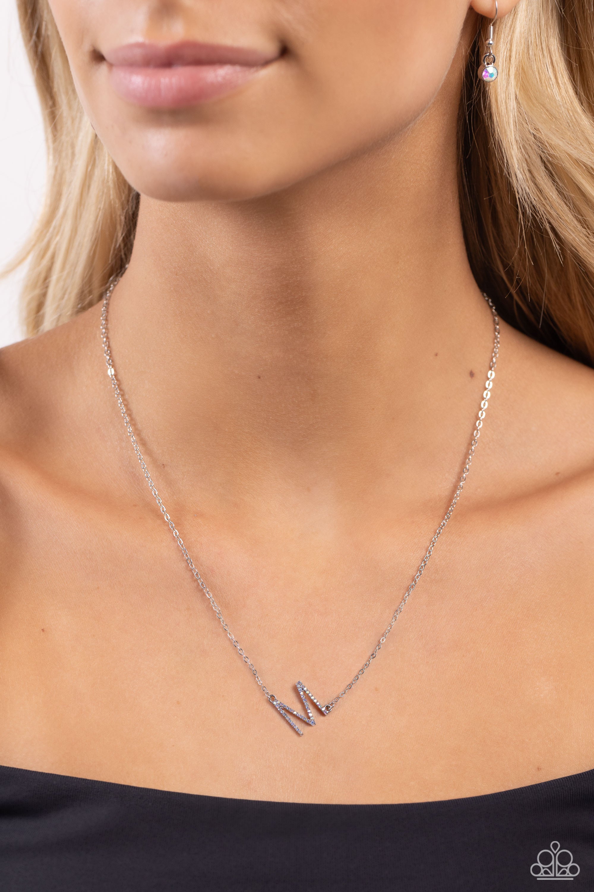 Grand Initial Paper Clip Necklace – Baby Gold